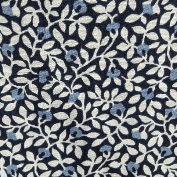 Michael Kors men long sleeve button down shirt blue floral top M slim fit m-001 - Picture 3 of 5